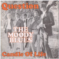 MOODY BLUES Question / Candle Of Life (Threshold TH 4) Germany 1970 PS 45
